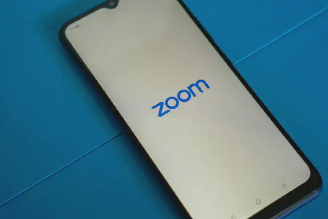 A screenshot of the Zoom desktop app with how to access zoom recordings